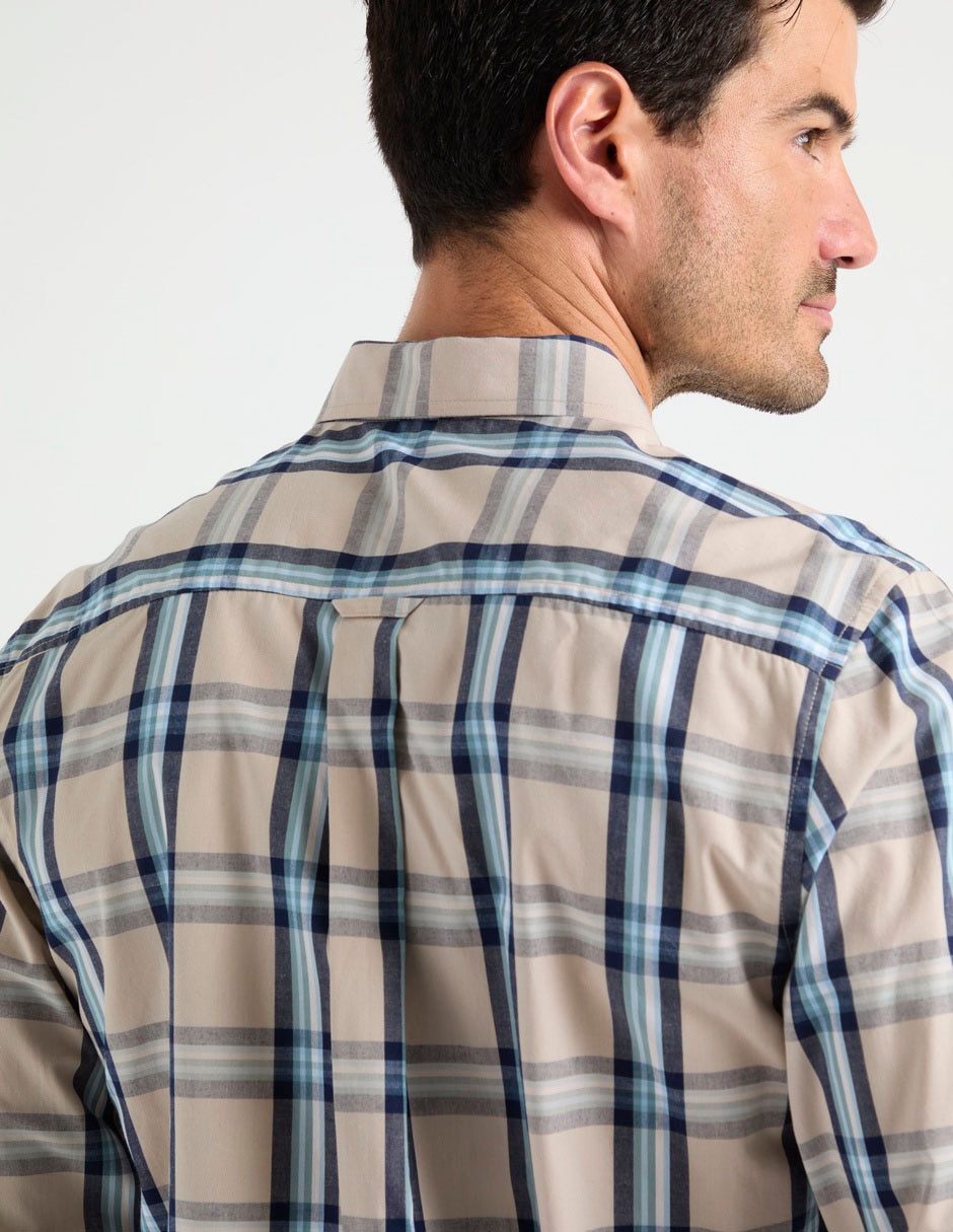 Camisa casual manga larga para hombre 2