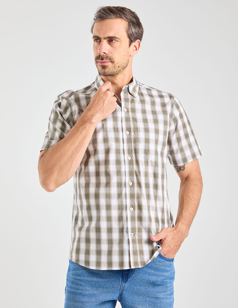 Camisa casual Weekend manga corta para hombre