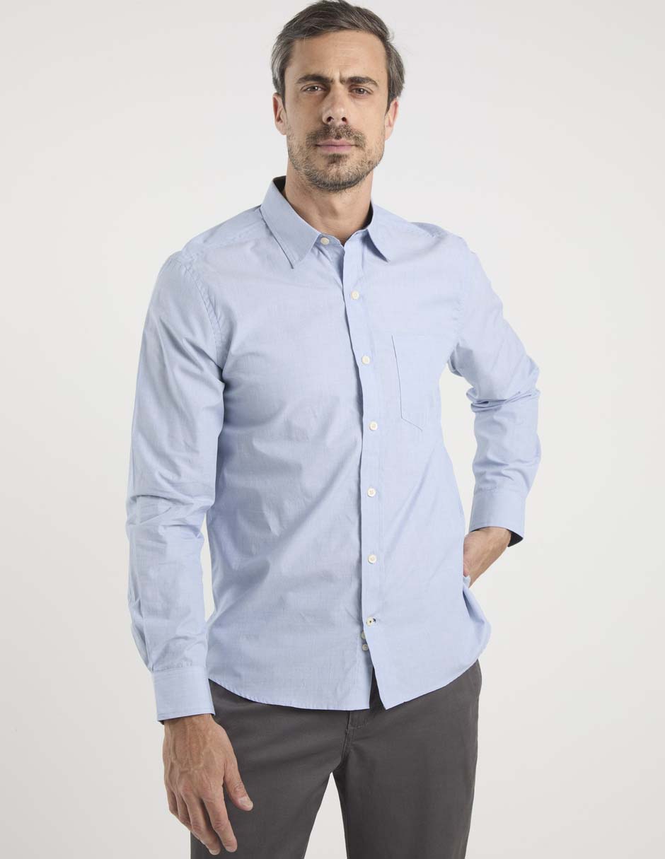 Camisa business casual Weekend manga larga para hombre