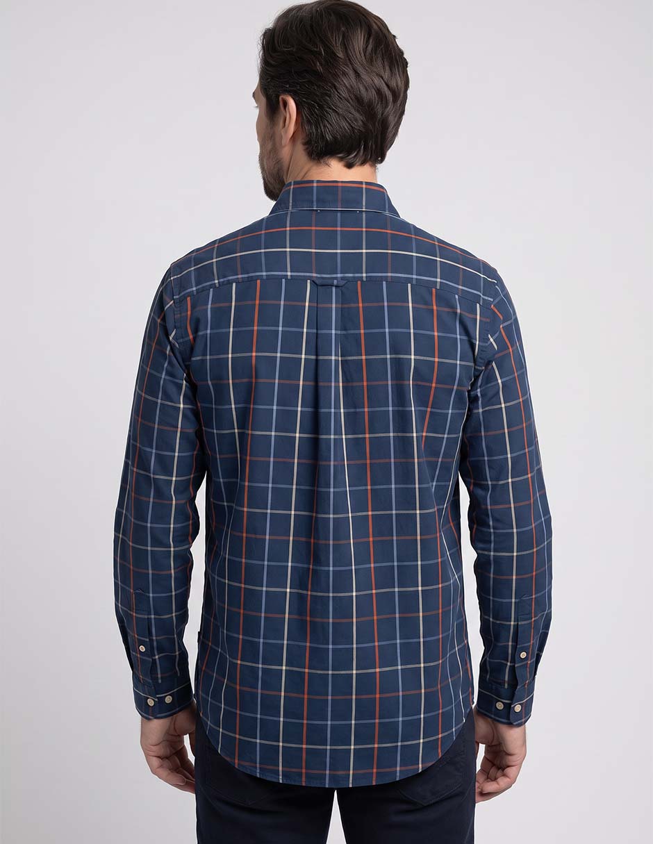 Camisa casual manga larga para hombre 2