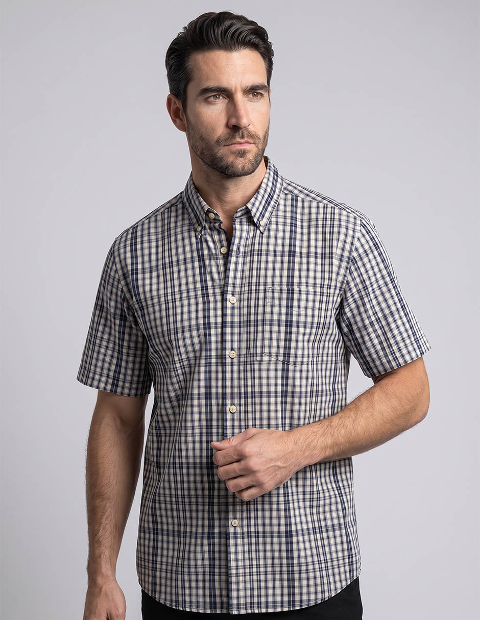 Camisa casual manga corta para hombre Camisa casual manga corta para hombre