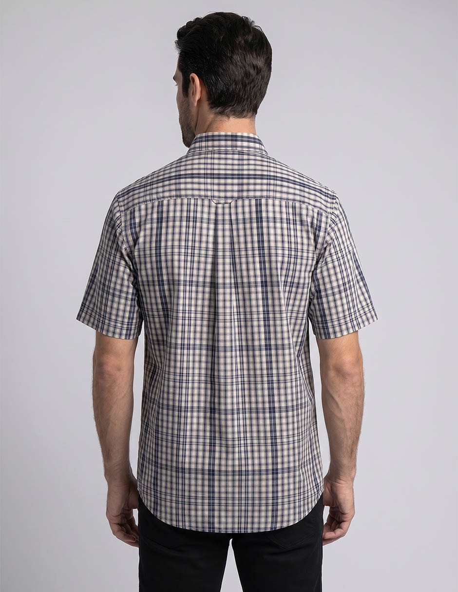 Camisa casual de algodón manga corta para hombre 2