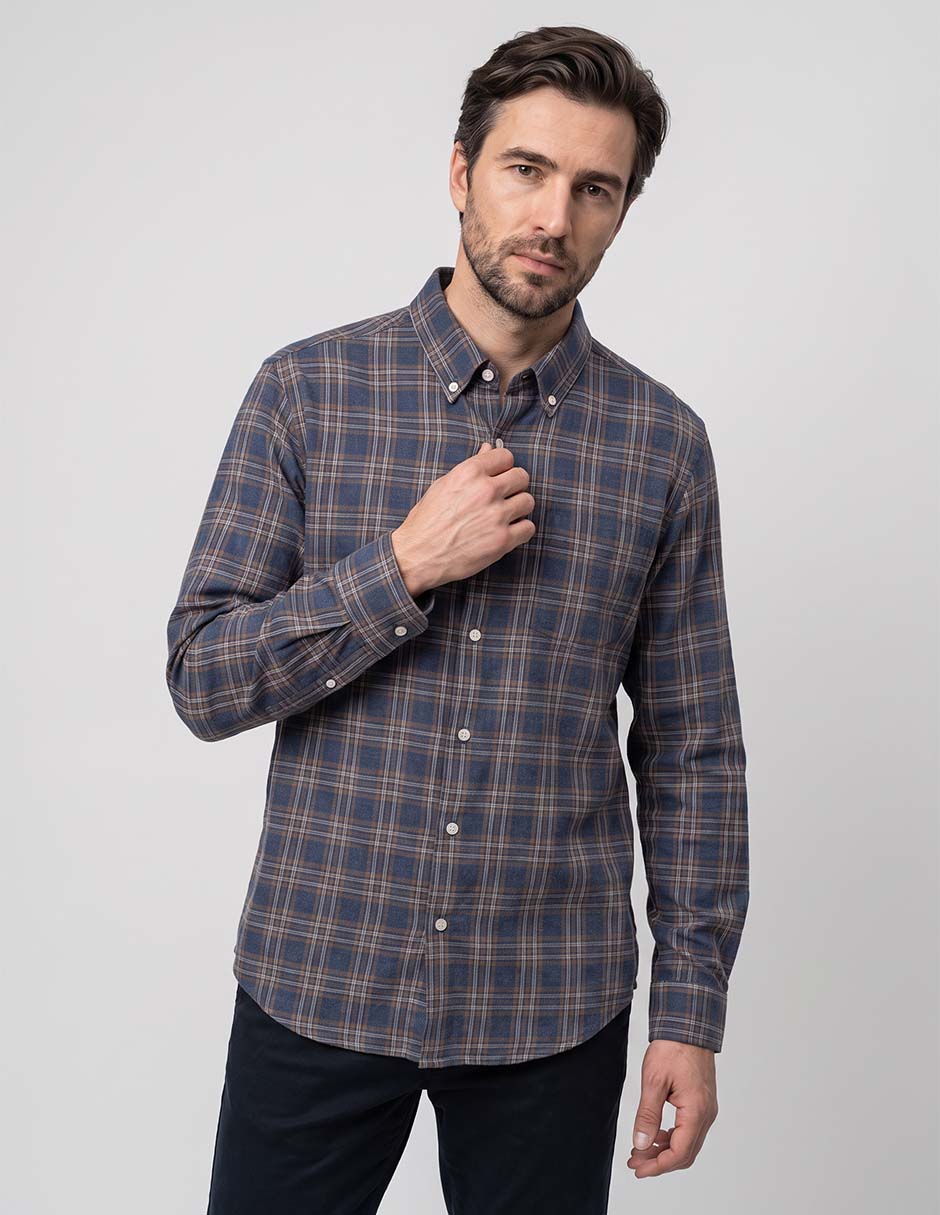 Camisa casual manga larga para hombre Camisa casual manga larga para hombre