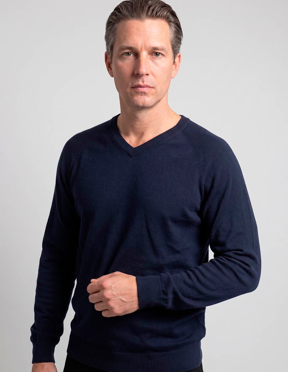 Suéter cuello v para hombre Suéter cuello v para hombre