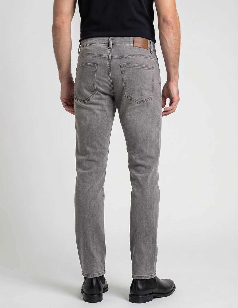 Jeans slim deslavado para hombre