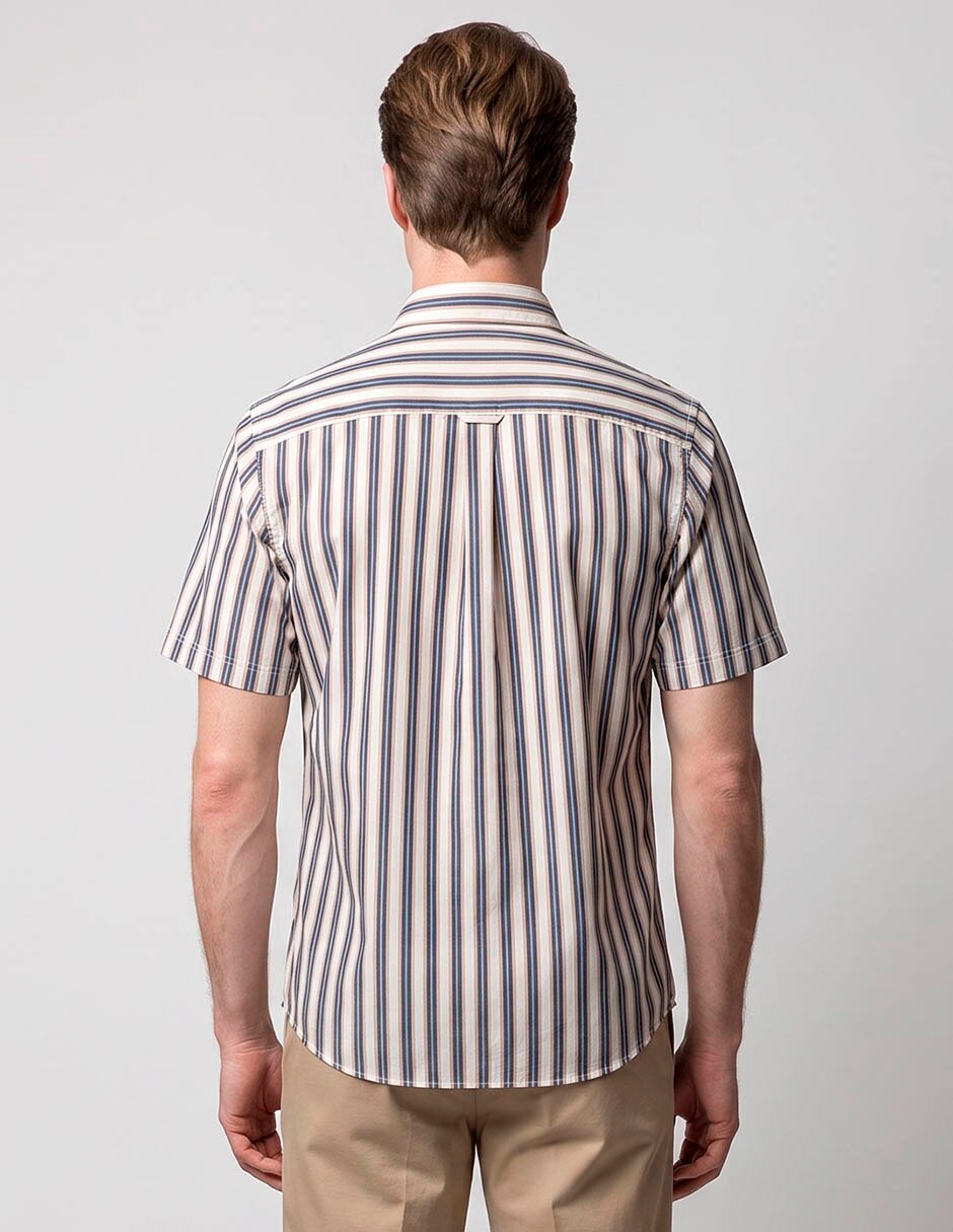 Camisa casual manga corta para hombre 2