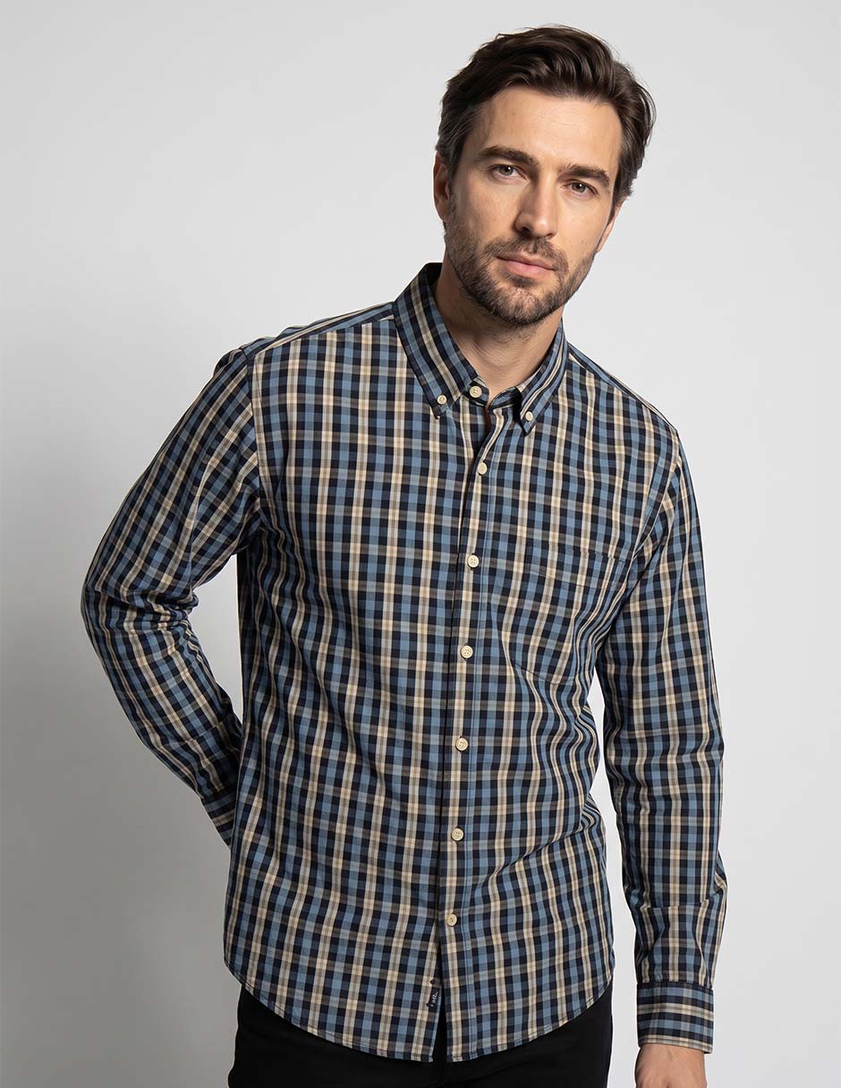 Camisa casual manga larga para hombre Camisa casual manga larga para hombre
