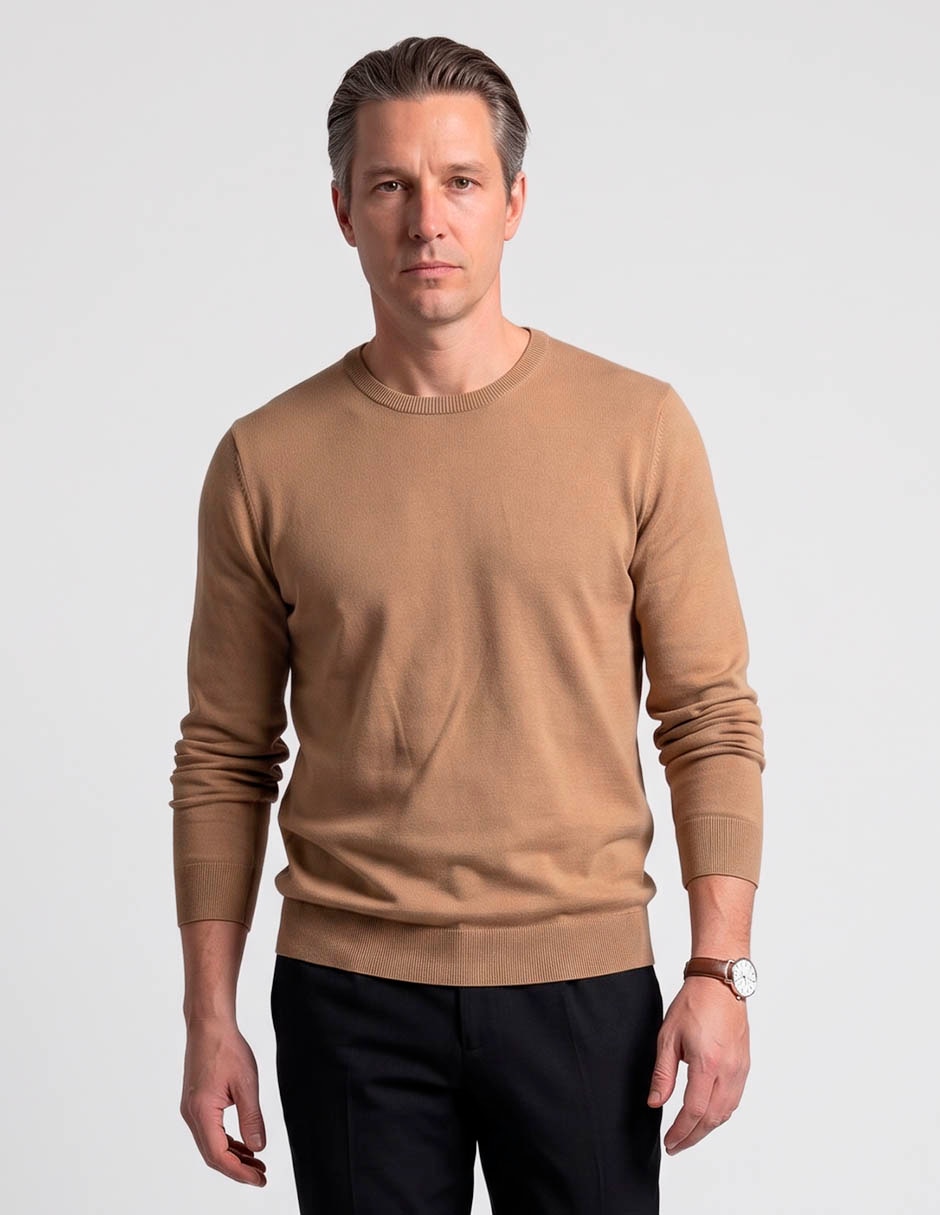 Suéter cuello redondo para hombre Suéter cuello redondo para hombre