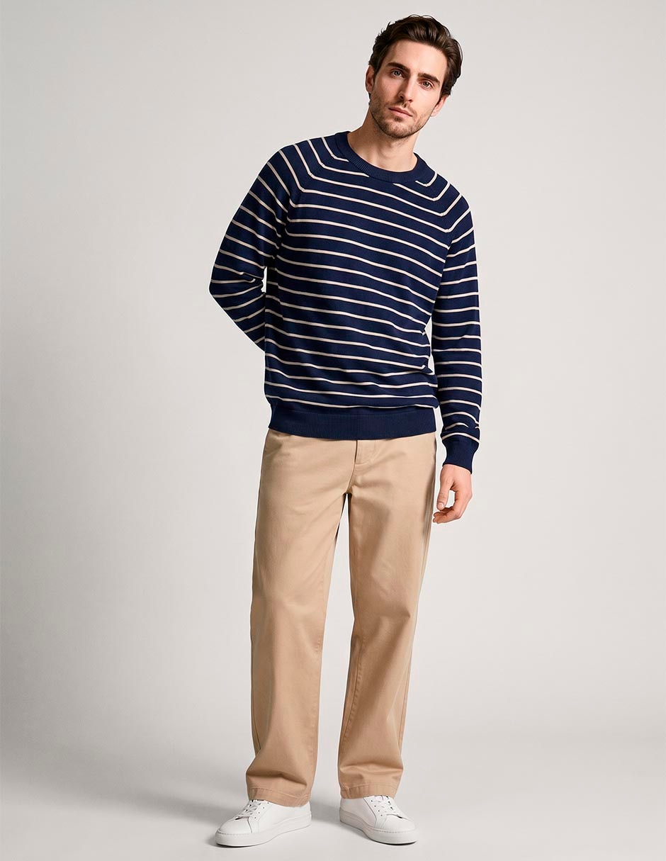 Suéter cuello redondo para hombre