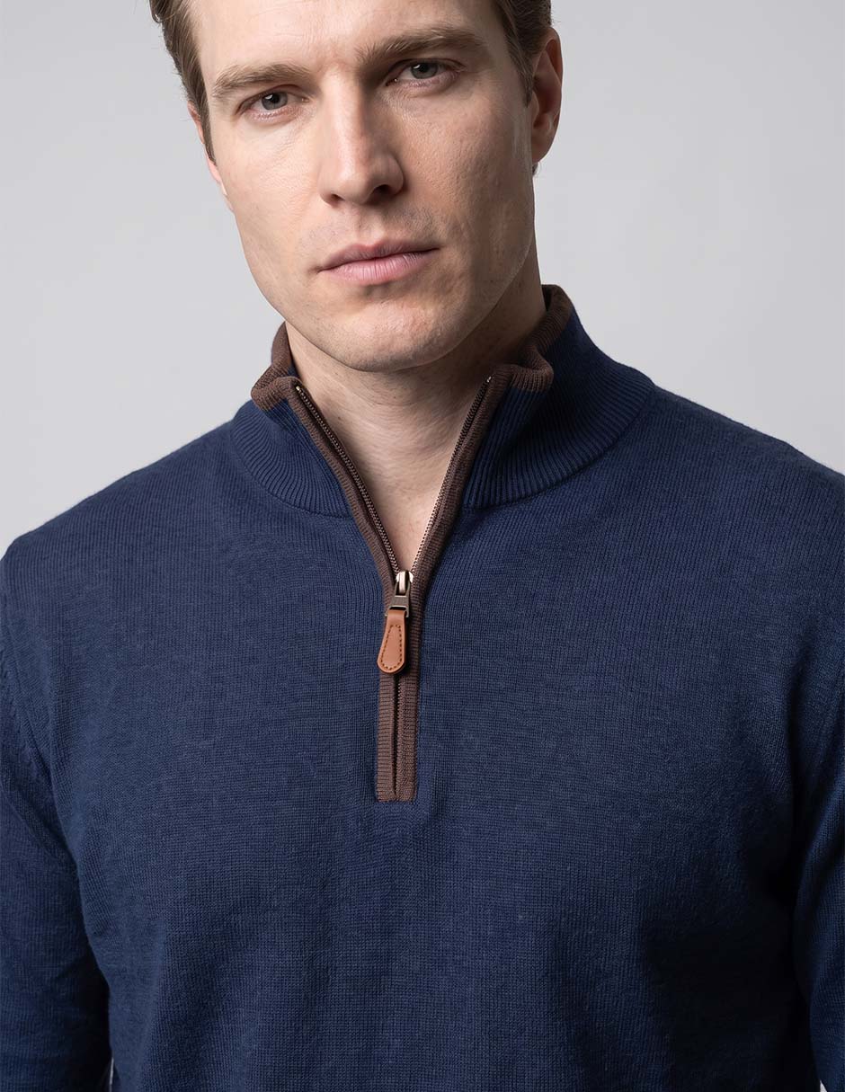 Suéter cuello alto para hombre 4