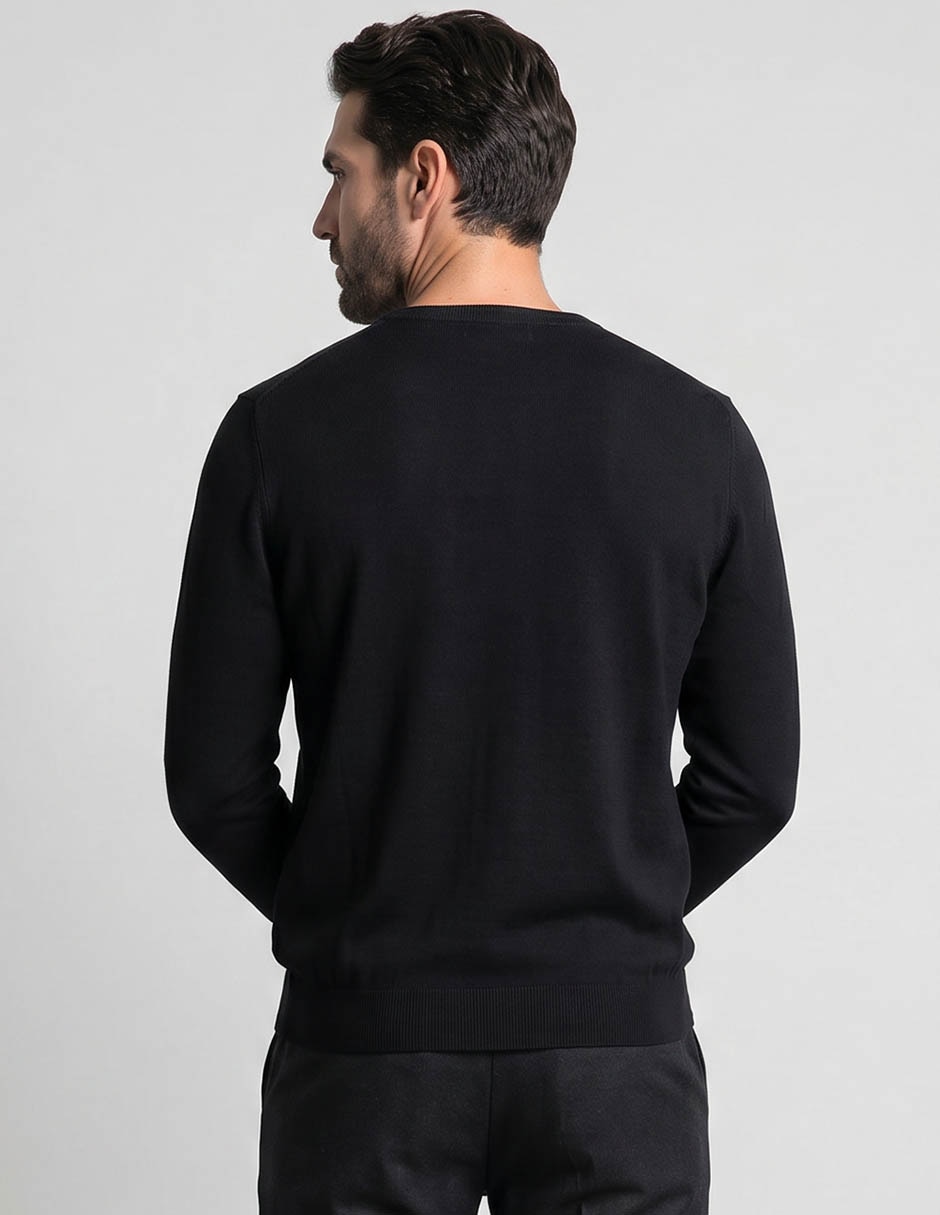 Suéter cuello redondo para hombre 2