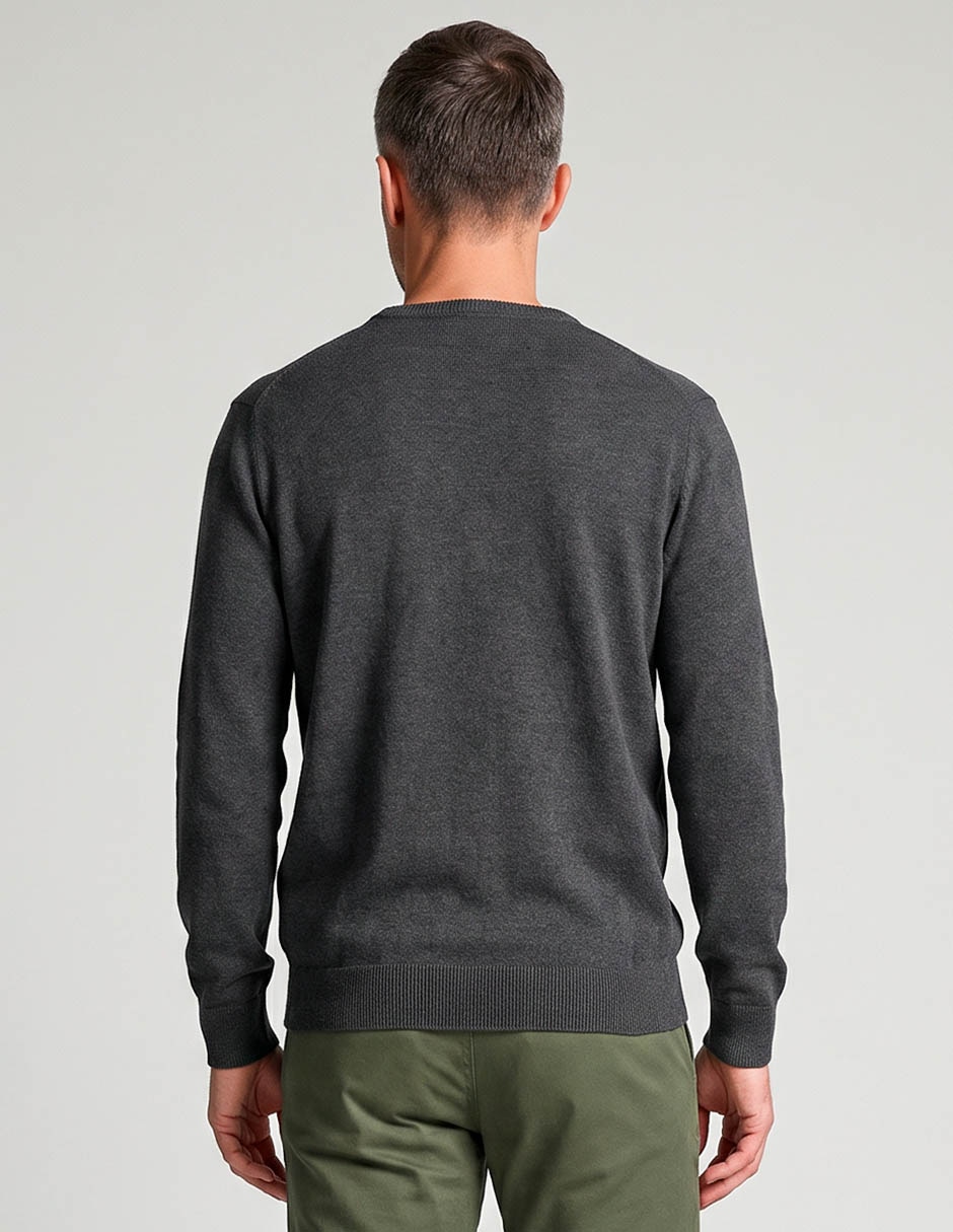 Suéter cuello redondo para hombre 2