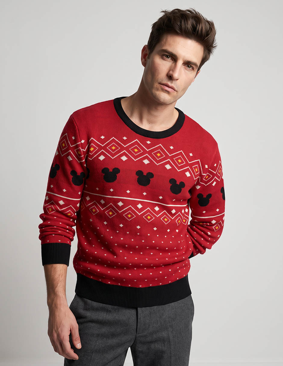 Suéter cuello redondo para hombre