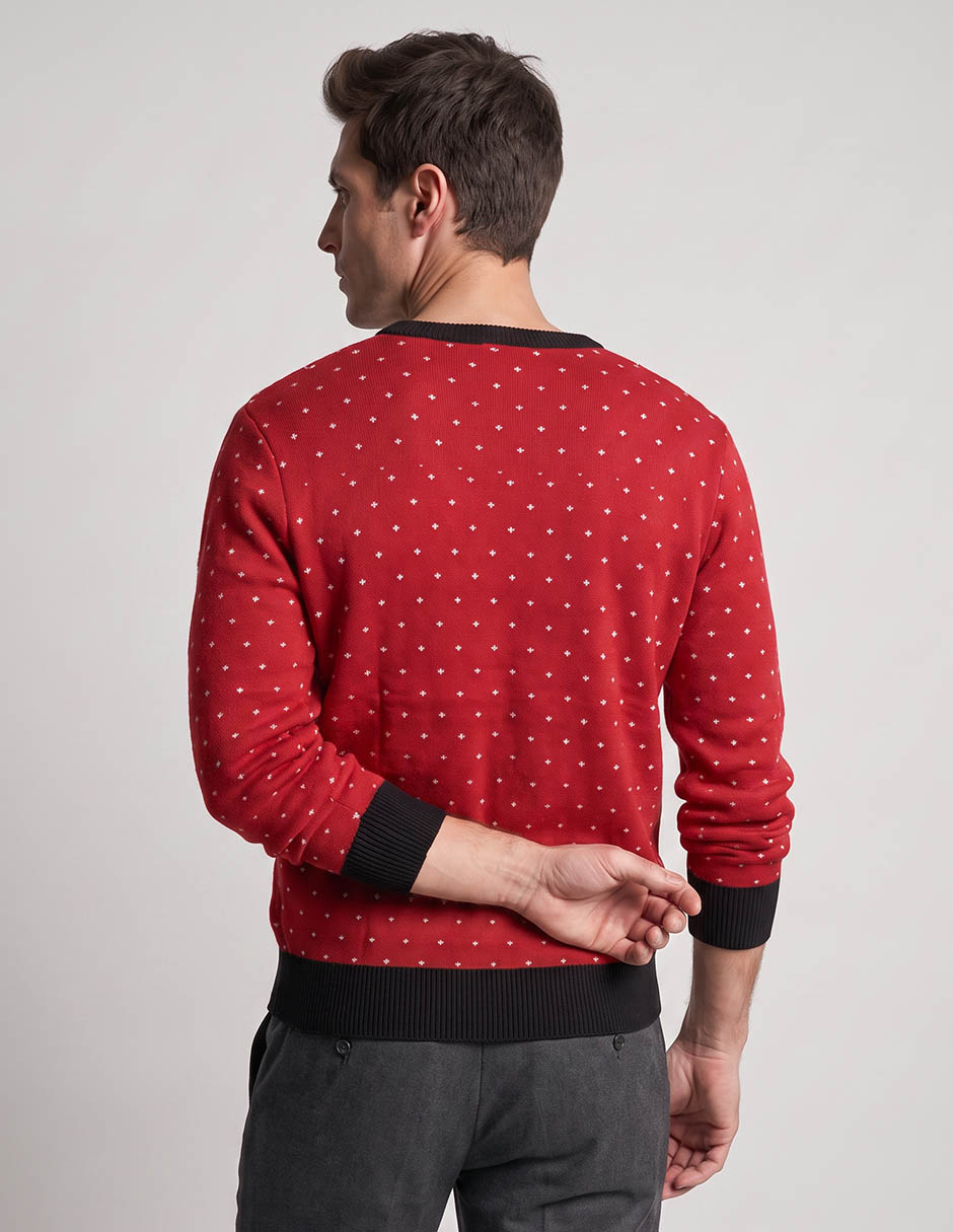 Suéter cuello redondo para hombre