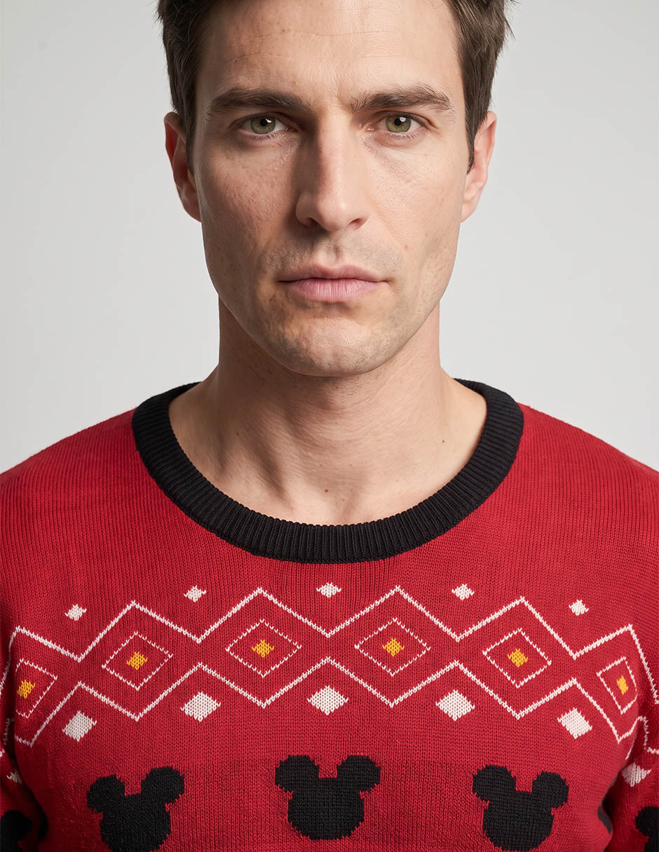 Suéter cuello redondo para hombre