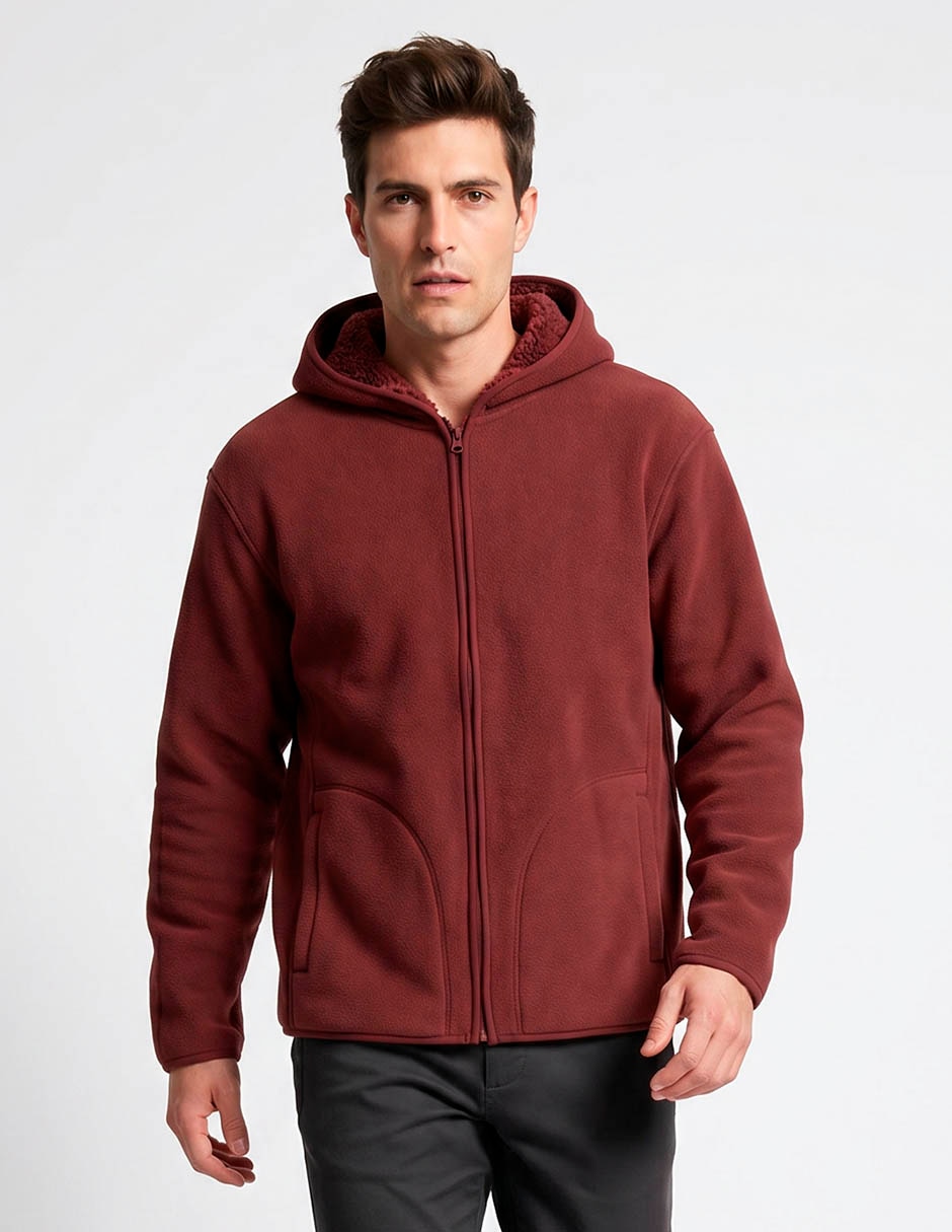 Chamarra acolchada con capucha para hombre Chamarra acolchada con capucha para hombre