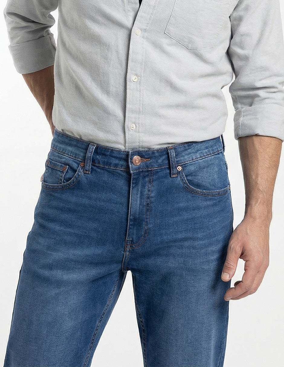 Jeans slim Weekend lavado whisker para hombre