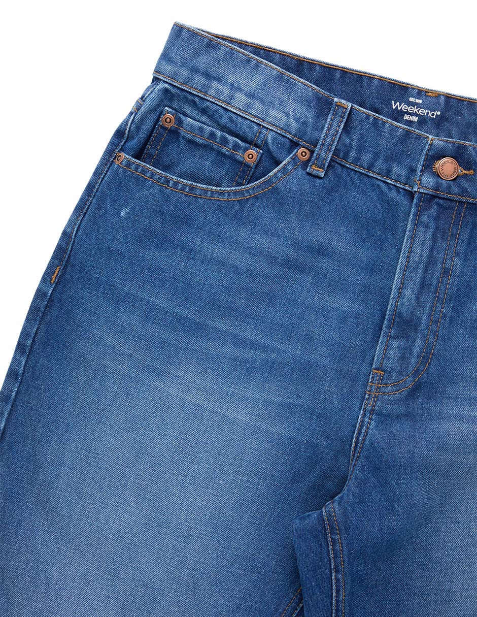 Jeans slim Weekend lavado whisker para hombre