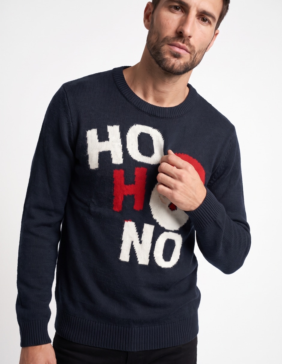 Suéter cuello redondo para hombre
