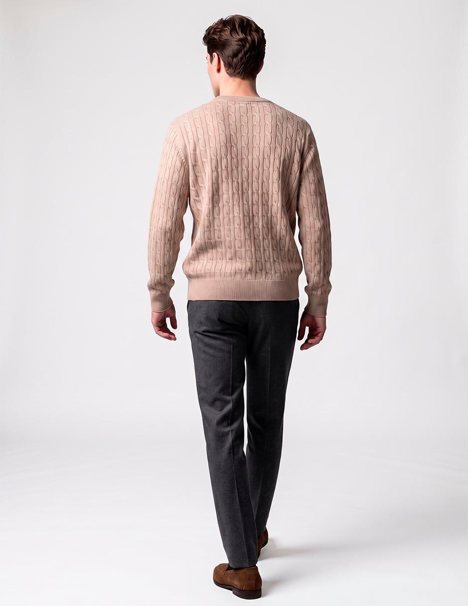 Suéter cuello redondo para hombre 3