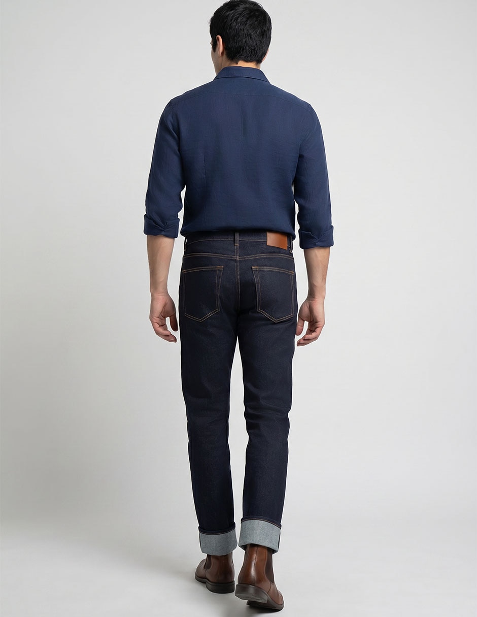 Jeans slim Weekend lavado obscuro para hombre