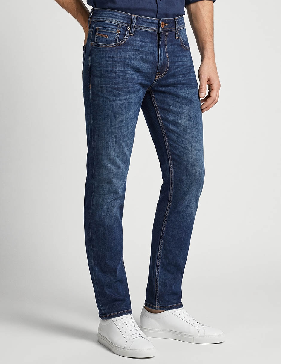Jeans straight lavado obscuro para hombre Jeans straight lavado obscuro para hombre