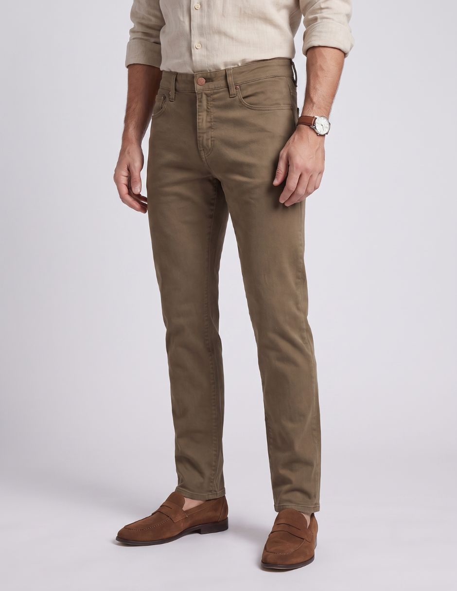 Jeans regular slim para hombre 1