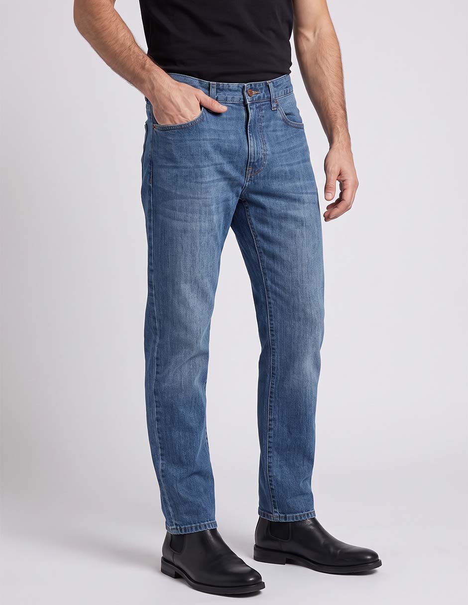 Jeans slim deslavado para hombre Jeans slim deslavado para hombre