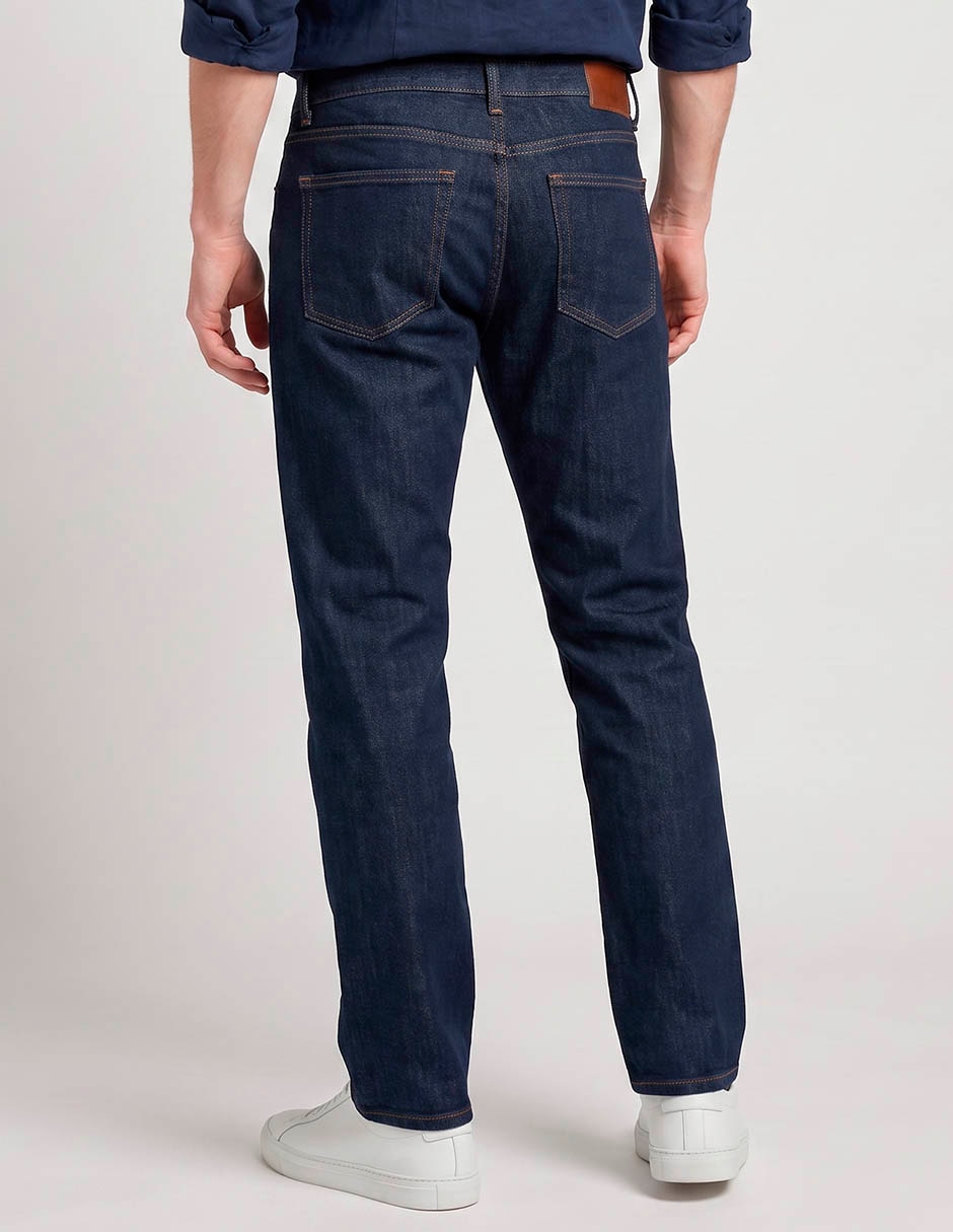 Jeans slim lavado obscuro para hombre 2